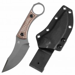 Couteau Kansept Niko Brown Frag Lame Acier D2 Manche Micarta Etui Kydex KG004A8 - Livraison Gratuite