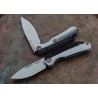 Couteau Kershaw Esteem Lame Acier 8Cr13MoV Manche Acier/G10 Slipjoint Clip KS2032 - Livraison Gratuite