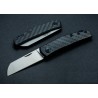 Couteau Zero Tolerance Slip joint Lame Acier CPM-20CV Manche Fibre de Carbone Made USA ZT0230 - Livraison Gratuite