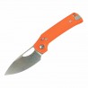 Couteau Pliant Reate PL-XE Orange Lame Drop Point Acier Nitro-V Manche G-10 Pivot Lock PL-XE REA173 - Livraison Gratuite