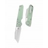 Couteau Bestechman Guardian Jade Lame Acier D2 Manche G-10 Bouton Lock BTKMK11A - Livraison Gratuite