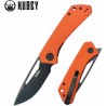 Couteau Pliant Kubey Thalia Orange Lame Acier 14C28N Manche G-10 IKBS Liner Lock Clip KUB331O - Livraison Gratuite