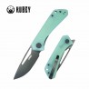 Couteau Pliant Kubey Thalia Jade Lame Acier 14C28N Manche G-10 IKBS Liner Lock Clip KUB331N - Livraison Gratuite