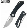 Couteau Pliant Kubey Thalia Black Lame Acier 14C28N Manche G-10 IKBS Liner Lock Clip KUB331L - Livraison Gratuite