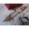 Couteau Kershaw Culpepper Red Lame Clip Point Acier D2 Manche Os Slip Joint KS4383RB - Livraison Gratuite