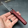 Couteau Gerber Pledge Lame Reverse Tanto Acier 7Cr17MoV Manche GFN Rouge Liner Lock Clip G1067528 - Livraison Gratuite