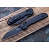 Couteau Kershaw Mini Iridium Lame Reverse Tanto Acier D2 Manche Alu Noir DuraLock Clip KS2051RBLK - Livraison Gratuite