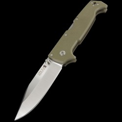 Couteau Cold Steel SR1 Lame Acier CPM-S35VN Manche OD Green G-10 Tri-Ad Lock CS62L - Livraison Gratuite