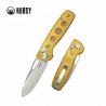 Couteau Pliant Kubey Bluff Ultem Lame Drop Point Acier 14C28N Axis Lock Clip KUB248A - Livraison Gratuite