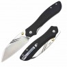 Couteau Pliant CJRB Fugly Black Lame Acier AR-RPM9 Manche G10 Linerlock Clip IKBS J1957BK - Livraison Gratuite