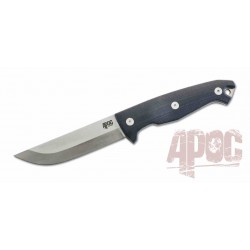 Couteau de Survie APOC Wallace Large Puukko Lame Acier D2 Manche Micarta Etui Kydex Allume-Feu DRK40050 - Livraison Gratuite