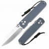 Couteau Pliant CJRB Locust Blue Button Lock Lame Spear Point AR-RPM9 G10 Bleu J1951BU - Livraison Gratuite