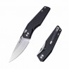 Couteau Real Steel Spectrum Black Lame Acier Nitro V Manche G10 IKBS Button Lock RS7142BS - Livraison Gratuite