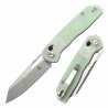 Couteau Tenable Shard Jade Reverse Tanto Acier 14C28N Manche G10 Crossbar Lock T1006V6 - Livraison Gratuite