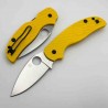 Couteau Spyderco Sage 5 Lightweight Salt Lame Acier MagnaCut Manche FRN Compression Lock SC123PYL - Livraison Gratuite