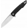 Couteau QSP Phoenix Lame Wharncliffe Acier D2 Manche G-10 Noir IKBS Liner Lock Clip QS108C1 - Livraison Gratuite