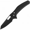 Couteau QSP Emu Glyde Lock Lame Wharncliffe Blk Acier 14C28N Manche G-10 Noir IKBS QS164C2 - Livraison Gratuite