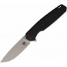 Couteau CobraTec Talon Liner Lock Lame Drop Point Acier D2 Manche G-10 Noir CBTTLNBK - Livraison Gratuite