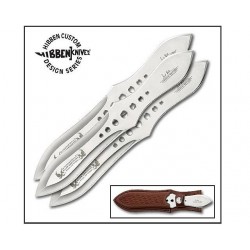 COUTEAUX DE LANCER GIL HIBBEN - Gil Hibben Hall of Fame Throwing Knife Set GH2034