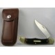 Couteau Schrade Old Timer Mustang Acier Carbone + Etui Cuir SCH125OT - Livraison Gratuite