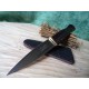 Couteau Dague Scottish Dirk Sheffield Sgian Dubh Acier Carbone Manche Bois Made In England SHE013 - Livraison Gratuite