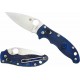 Couteau Spyderco Manix 2 Blue Lame Acier CTS-BD1 Manche Fiberglass Made In USA SC101PBL2 - Livraison Gratuite