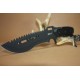 Couteau Tactical MTech Combat Knife Black Acier 440 Couteau Bushcraft MT621BK - Livraison Gratuite