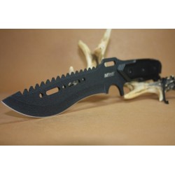 Couteau Tactical MTech Combat Knife Black Acier 440 Couteau Bushcraft MT621BK - Livraison Gratuite