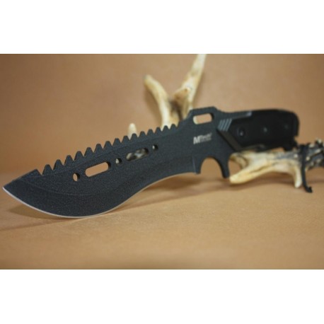 Couteau Tactical MTech Combat Knife Black Acier 440 Couteau Bushcraft MT621BK - Livraison Gratuite