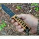 Couteau de Survie Tops Lite Trekker Survival 1095 Manche Micarta Firestarter TLT-01 Made In USA TPTLT01OB - Livraison Gratuite