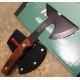 Hache Tactical Axe Tomahawk Lancer Mtech Acier 440 Manche en Bois Idéal pour le Camp & la Rando MT600PK - Livraison Gratuite