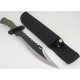 Couteau de Combat Survie United Marine Recon Bowie Machette Lame Acier AUS-6 Serrated UC2863 - Livraison Gratuite