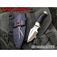 Couteau Bowie Down Under Knives Bushmate Acier 440C Manche Cuir Etui Cuir DUKBM - Livraison Gratuite