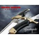 Couteau Poignard Down Under Knives Toothpick Acier 440C Manche Cuir Etui Cuir DUKTP - Livraison Gratuite