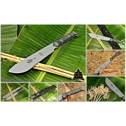 Couteau Machette Tops Machete 170 Acier Carbone 1095 Manche Micarta Tops Knives Made In USA TPMAC170 - Livraison Gratuite