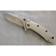 Couteau Kershaw Cryo II A/O Lame 8Cr13MoV Titane Manche Acier/Titane KS1556TI - Livraison Gratuite