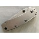 Couteau Kershaw Cryo II A/O Lame 8Cr13MoV Titane Manche Acier/Titane KS1556TI - Livraison Gratuite