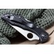 Couteau Spyderco Delica Flat Ground Black Acier VG-10 Manche FRN Made In Japan SC11FPBK - Livraison Gratuite