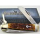 Couteau de Marin Démanilleur Manche Os Rough Rider Marlin Spike Amber Jigged Bone RR535 - Livraison Gratuite