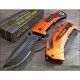 Couteau Tactical Rescue Evasion EMT Ouverture Assistée Lame Inox Cutter Brise Vitres TF688EMT - Livraison Gratuite