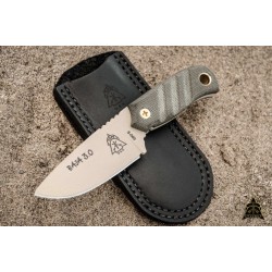 Couteau de Survie Tops Baja 3.0 Acier Carbone 1095 Manche Micarta Made In USA TPBAJA03 - Livraison Gratuite 