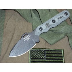 Couteau Tops Iraq-Jac Acier Carbone 1095 Manche Micarta Etui Kydex Made In USA TPJAC01 - Livraison Gratuite