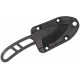 Couteau de Survie Esee Candiru Series Black Acier 1095 Made In USA Etui FRN ESCANB - Livraison Gratuite