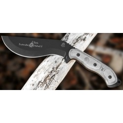 Couteau Kukri TOPS Knives Bushcrafter Kukuri 7.0 Acier Carbone 1095 Manche Micarta Made In USA TPBKUK01 - Livraison Gratuite