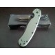 Couteau Ontario Rat 1 OD Green Acier AUS-8 Serrated Manche Nylon Linerlock ON8847OD - Livraison Gratuite