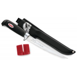 Couteau Rapala Soft Grip Fillet Acier Carbone/Inox Etui Similicuir + Affuteur Made In Finland NK03016 - Livraison Gratuite