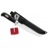 Couteau Rapala Soft Grip Fillet Acier Carbone/Inox Etui Similicuir + Affuteur Made In Finland NK03016 - Livraison Gratuite