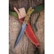 Couteau TOPS Wild Pig Hunter Fighting Carbone 1095 Manche Micarta Etui Cuir Made In USA TPWPH07 - Livraison Gratuite