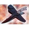 Couteau De Survie Tops Fire Strike Acier Carbone 1095 Manche Micarta Etui Kydex Made USA TP45 - Livraison Gratuite