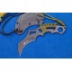 Lot de Couteaux 2 Karambit Mtech Modified Karambit Acier 440 Manche Paracorde Etui Kydex MT2020T - Livraison Gratuite